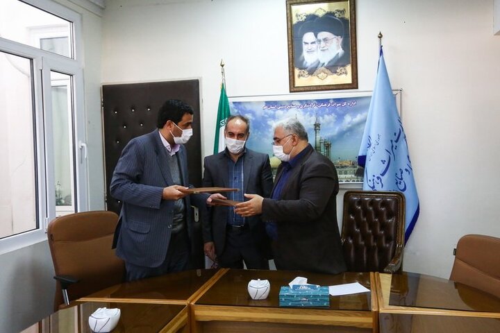 تفاهم نامه همکاری بین سازمان و اداره کل میراث فرهنگی استان منعقد شد تفاهم نامه همکاری بین سازمان و اداره کل میراث فرهنگی استان منعقد شد
