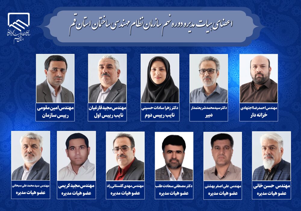 هیات مدیره دوره نهم سازمان هیات مدیره دوره نهم سازمان