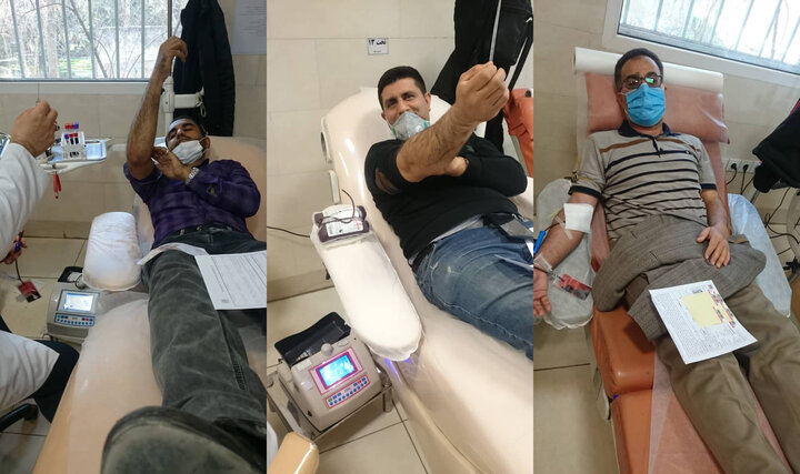 سنت حسینه اهداء خون توسط مهندسان قمی در روز مهندسی
